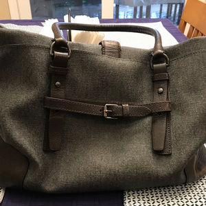 Tumi Villa Lucca Earl Gray City Tote Laptop Bag